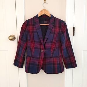 Limited Plaid Blazer XS